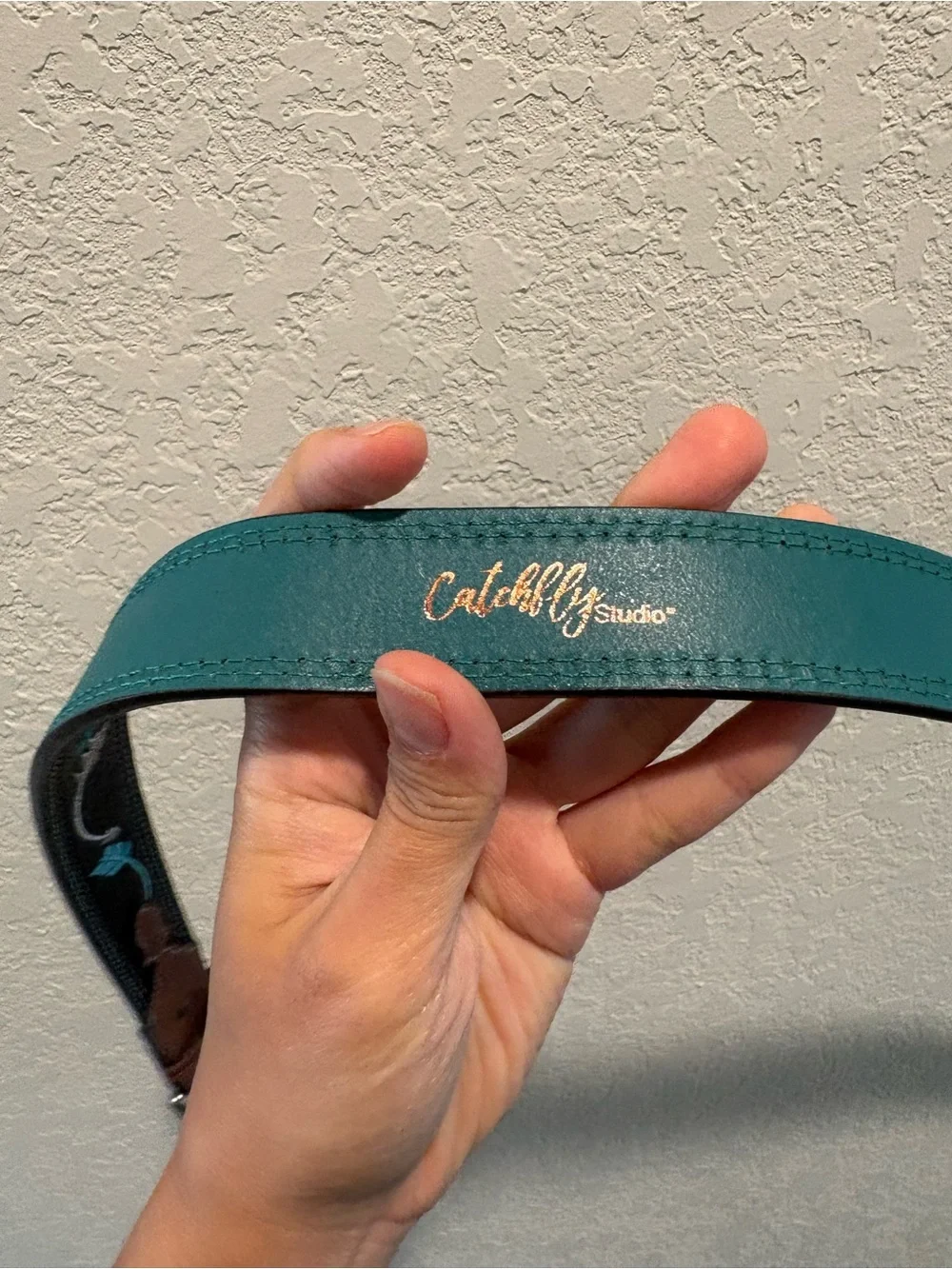 Catchfly black leather